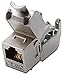 Produktbild 4x Keystone Jack Cat. 6a RJ45 Buchse, geschirmt, werkzeugfreier Montageanschluss, Digitus® [DN-93615]