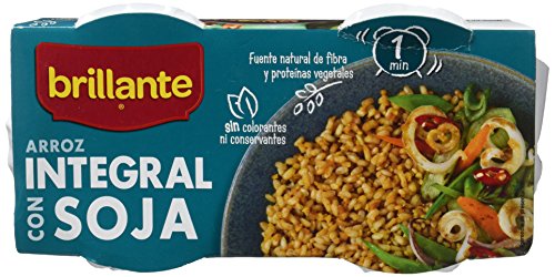 Arroz integral con Soja. 2 x 125 gr.