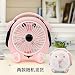 Produktbild Gorring fan Fan Plug Mini Mute Dorm Bed Office Desktop Portable Coin Box Electric Fan,Pink Music Dog (Turn Page Fan)