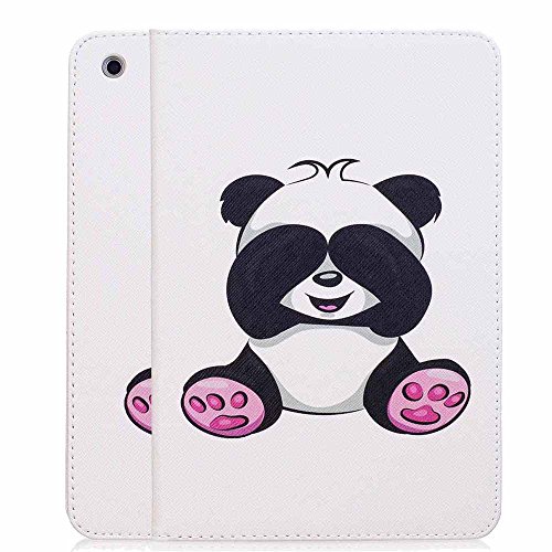 iPad Mini Case, iPad Mini 2 / Mini 3 Case, A-BEAUTY Painting Pattern Premium PU Leather Flip Wallet Slim Book Case for Apple iPad Mini 1/2/3, Powder feet panda