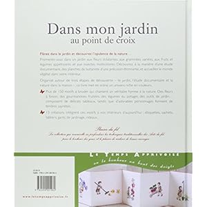 Dans mon jardin au point de croix