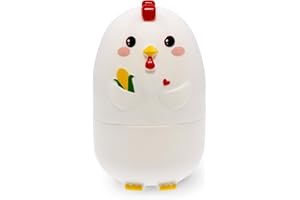 Legami - Cocedor de huevos para microondas Egg-cellent, para cocinar huevos en minutos, apto para microondas y lavavajillas, 7 x 10,2 cm