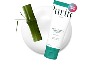 PURITO Mighty Bamboo Panthenol Cream, 10% Panthenol for Blemish Recovery & Glow Boost, Post-Acne Moisturizer, Silicone-Free, Non-Comedogenic, Vegan, Korean Skincare, 3.38 fl oz / 100ml