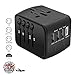 Produktbild Universal Reise Adapter, Alles in einem International Leistung Adapter mit 3.4A 3 USB, Europäisch Adapter Reise Leistung Adapter Mauer Ladegerät zum UK, EU, AU, Asien Über 150 + Länder -Groß für iPhone / Smartphones / Laptops