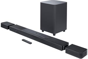 JBL Bar 1300 3D Home Entertainment Bar with 2 Detachable Surround Sound Speakers and Wireless Subwoofer, Dolby Atmos and MultiBeam, Black
