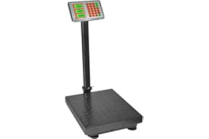 JHONSORR GERMANY DESIGN JHONSORR Bilancia professionale digitale con piatto in acciaio 300 kg da terra bascula