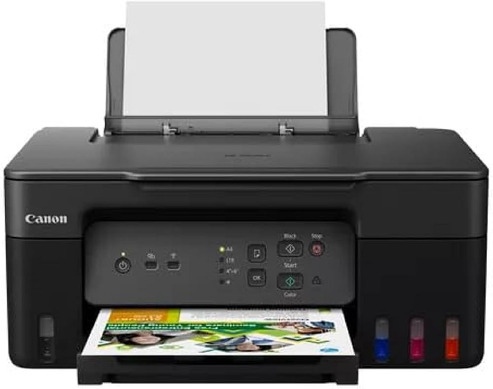 Canon Pixma G3430 Wi-Fi + Tarayıcı + Fotokopi Renkli Çok Fonksiyonlu Tanklı Mürekkep Püskürtmeli Yazıcı