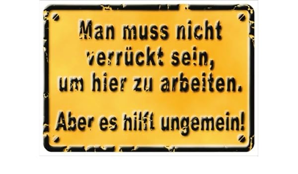 3er Packung Postkarte Sprüche Humorman Muss Nicht Verrückt Sein