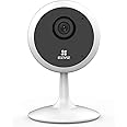 EZVIZ C1C WiFi Security Camera, CCTV Camera For Home, 1080p Baby Monitor Mini Camera with Night Vision, Two Way Talk, Wide Angle Lens, Sounds Alert, Sleep Mode, Motion Detection, Supports MicroSD Card