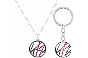 GNHG Stray Kids Halskette Schlüsselanhänger Set – Unverzichtbares Stray Kids Merch für Kpop Fans