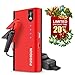 Produktbild Auto Starthilfe 12000mAh 500 Amp Peak, bis zu 3.5L Gas Car Jump Starter, Tragbare Auto Starthilfe 12V Autobatterie Anlasser