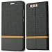 Produktbild Lively Life Huawei P10 Plus hülle – Premium Luxuriös PU lederhülle[Vollständigen Schutz] [Kreditkartenfach] Folio Flip Brieftasche Schutzhülle im Denim Pattern für Hua Wei P10 Plus(Denim-Schwarz)