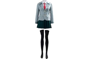 HELYMORE My Hero Academia Cosplay Kostüm Boku No Hero Asui Tsuyu Ochaco Uraraka Schuluniform