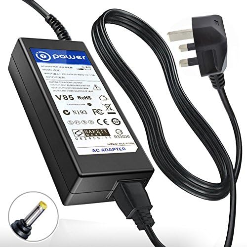 T POWER19v Ac Dc adapter for Vizio 22" 26" inch M221NV, M220NV, M260VP; P N SADP-65NB AB Monitor Edge Lit Razor LED LCD TV HDTV Replacement Switching Power Supply Cord Charger
