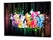 Produktbild My little Pony, Format: 80x60 Leinwandbild auf Holzrahmen gespannt, Leinwandbild, 1A Qualität zu 100% Made in Germany! Kein Poster Kein Plakat! Echtholzrahmen mit beigelieferten Zackenaufhängern. Fertig bespannt, Sofort dekorieren. Vier verschiedene Formate.