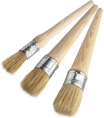 DataMax 1600R6 Round Hog Paint Brush 6 Pack