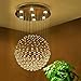 Produktbild Beleuchtung Kristallkugel Kronleuchter-moderne minimalistische Esszimmer Lampe/Schlafzimmer Lampe/Kristall Lampe dreifarbige Licht Pendelleuchte Innenleuchten