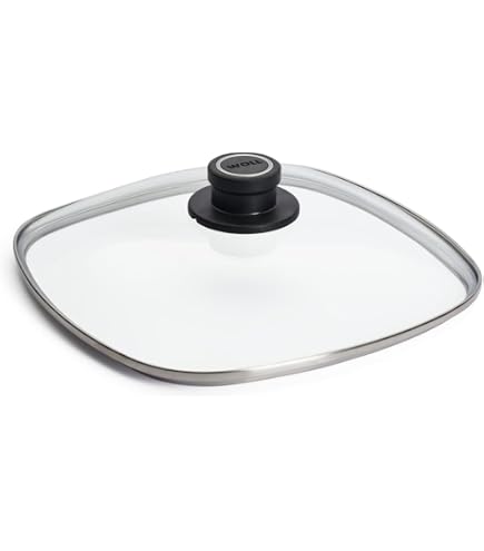 Coperchio In Vetro Stoneline Salva-Aroma 24x24 Cm, Resistente Al Calore
