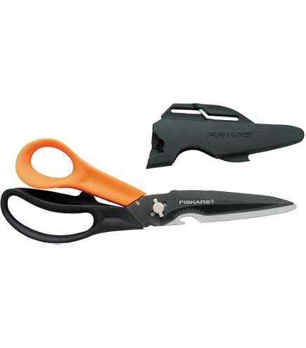 Fiskars Forbici Da Cucito Gloria - 12,5 Cm, Lame In Acciaio Inox, Impugnature Ergonomiche, Motivo Floreale, Per Destrimani E Mancini, 1000840
