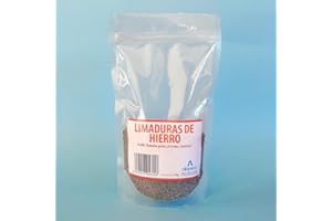 ALQUERA Limaille de fer de qualité supérieure. Taille nominale 0,4mm (1Kg)
