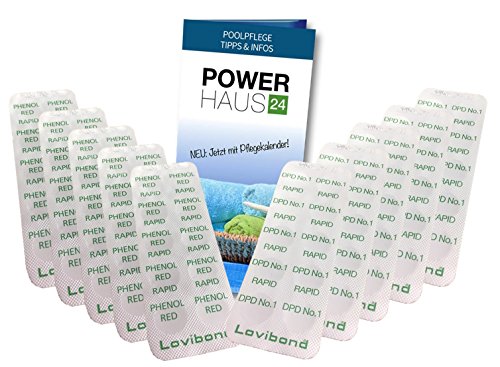 Lovibond - 100 Testtabletten 50 x pH-Wert Phenol Red und 50 x DPD1 Chlor - Rapid Methode