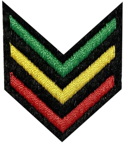 Chevrons Sergeant Ons Leger Patch Geborduurde Armen Badge Patch Militaire Uniform Rang Armen Schouder Haak Tab Badge