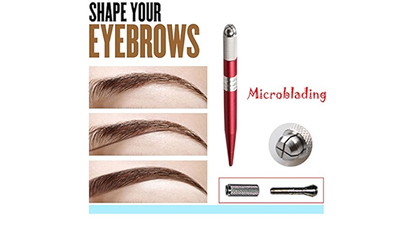Pinkiou Brow Tattoo Pen Permanent Make Up Microblade Pen Maschine Quipement Fur Tattoo L Vres Amazon De Beauty