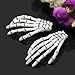2pcs Personality Devil Skeleton Hand Bone Claw Hairpin Zombie Horror Hair Clip