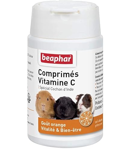 Vitamina C A Forma Di Cuore Beaphar Per Porcellini D'India - 150 Compresse, 13.3 Mg Per Compressa, Integratore Essenziale