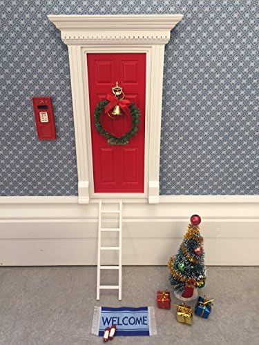 Fairy Door - The Ultimate Red Elf or Fairy Door set for your child's room - perfect for bringing fun, adventure and sparkle to your home this Christmas