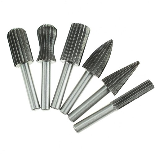 6 Holz-Holz Bohrer Set HSS Fräser Dremel Hartmetall HSS Micro Bohrer DIY Rotary Tool