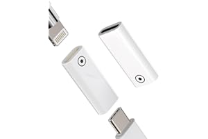 KEFIANY Charging Dongle Compatible for Apple Pencil 1st Generation(2 Pack) USB C Female to Lightning Female Adapter Charger Accessories Pen Ipencil Type C Connector Thunderbolt 3 4 Cable Converter Accessory