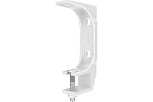 home Trends Soporte para toldo de techo y pared con material de fijación acero/aluminio y blanco/antracita a elegir (1, doble acero de 35 mm, color blanco)