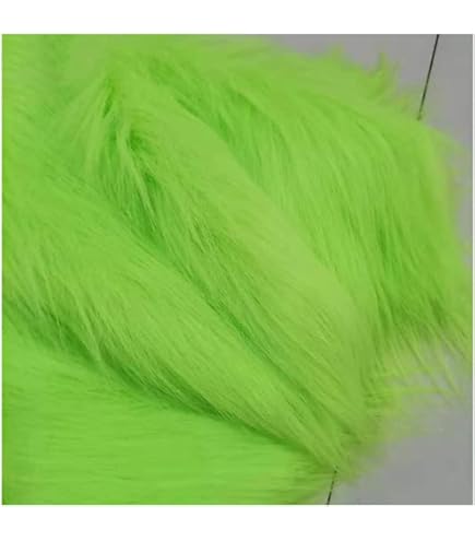 PH PandaHall Tissu En Fausse Fourrure Blanche Tissu En Peluche De 1.5x0.9m Fourrure Artisanale Tissu Pelucheux Pour L'Artisanat Costume Cosplay Gnome Oreiller Couture Décoration, Pile De 20mm