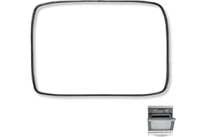 CHEFZOCO Junta Puerta Horno, Goma puerta de horno, Goma horno Universal, Medidas 410 mm ancho x 290 mm alto, Incluye 4 ganchos, Compatible con Teka HC-510,HC-521,HC-605,HC-615, HS-510