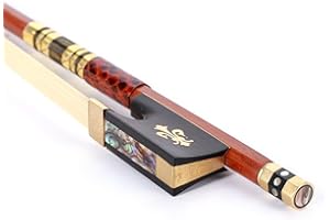 Ecotown Archet de violon avancé 4/4 en pernambouc – Fait à la main, léger et équilibré, véritable crin de cheval pour un son profond et puissant – pour violonistes avancés