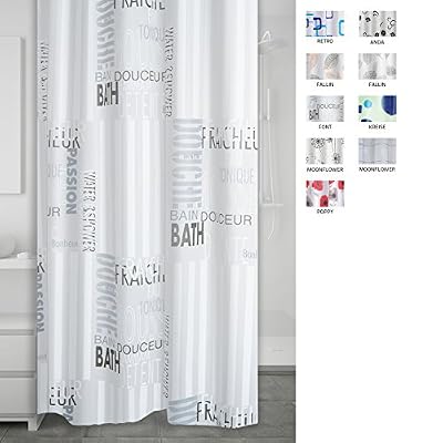 Ridder Font 303120 Rideau de douche 180 x 200 cm