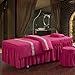 Produktbild ynh Reine Farbe Massage Tisch Sheet Legt,nähen Koreanischeweiche Spa Beauty-Bett-Abdeckung Quilten Atmungsaktive Salon Massage Bett Abdeckung Bettwäsche-h 70x190cm(28x75inch)