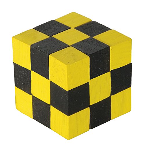 Preisvergleich Produktbild IQ-Test Kostka Magiczny Waz, drewno, zolty / Czarny