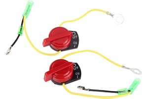 2 stycken en av motorströmbrytare, motorcykel motorcykel motorcykel stopp på/av-brytare för Honda GX120 GX160