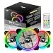 Produktbild Aigo 120mm DR12-3 Pack, Lüfter für Mainframe des Computers/Computer, RGB Leise LED-Lüfter/CPU-Kühler mit Hohen Luftvolumen und Einstellbare Farbe