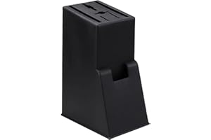 HUSALSEA Ceppo Coltelli Da Cucina, Portacoltelli Da Cucina Supporto Per Coltelli Da Cucina In Plastica, Materiale In Pp, Facile Da Pulire, Ideale Per Coltelli Da Chef, Forbici