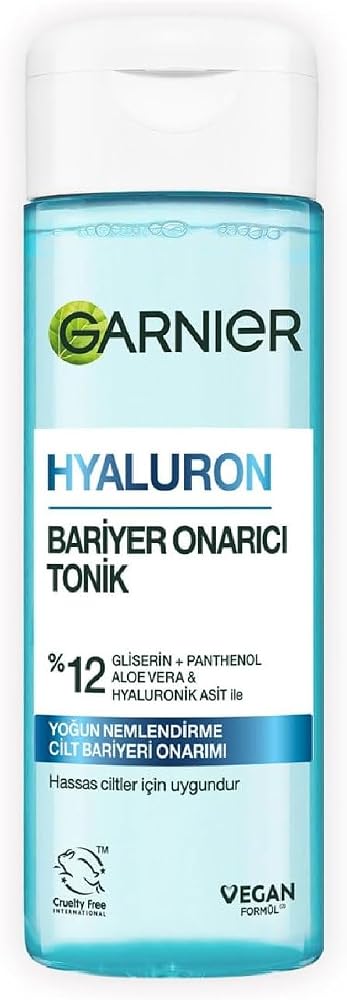 Garnier Hyaluron Bariyer Onarıcı Tonik 120ML (Gliserin, Panthenol, Aloe Vera & Hyaluronik)