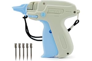 Pokornys - Pistolet à étiqueter Banok 503S Standard en set avec 5 aiguilles de rechange - Etiquetage de prix sur les tissus textiles comme les jeans, les serviettes, les tissus épais et bien d'autres.