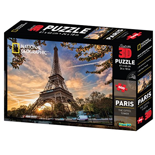 Buy National Geographic Super 3D Puzzle Paris The Eiffel Tower Book Online at Low Prices in