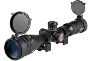 Paike Cannocchiale da puntamento 4-16x44 AOE Rosso Verde Blu Illuminato con Parasole