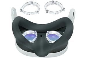 EUGOOCX Marco magnético de gafas VR para Meta Quest 3 antiarañazos, protector de lente de realidad virtual, espaciador, accesorios de auriculares VR