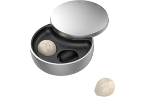 CUIFATI Niewidoczne Mini Słuchawki Douszne Bezprzewodowe Słuchawki Bluetooth, Bardzo Długa wytrzymałość z redukcją Szumów Mikro Małe Ukryte Słuchawki Douszne, Niewidoczne Bezprzewodowe
