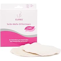 Stilleinlagen Waschbar - 6 Stück Set Mit Wäschenetz Für Stillende Mütter