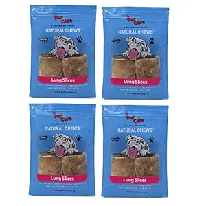 Peten Care Lung Slices (50 Grams) Export Quality (Set of 4), Brown (PCN26)